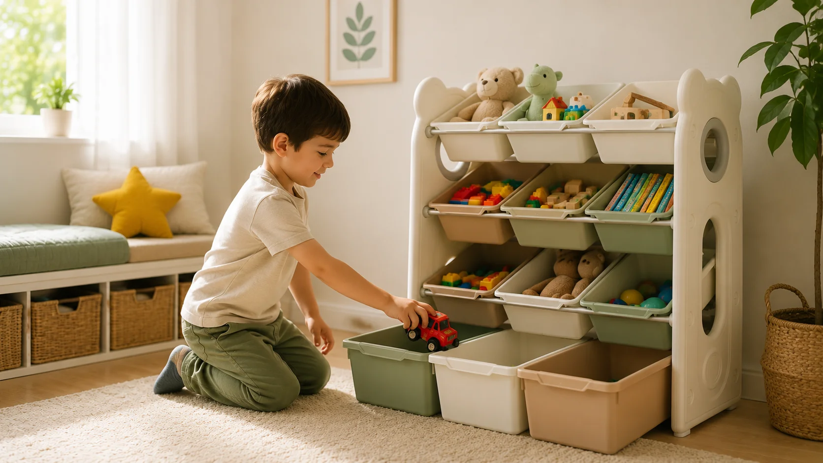Como incentivar seu filho a guardar os brinquedos sozinho