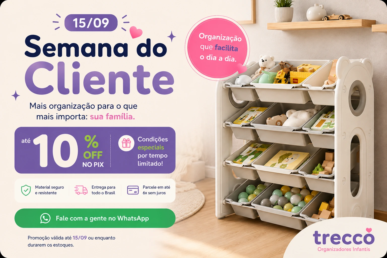 Semana do Cliente Trecco — até 10% OFF